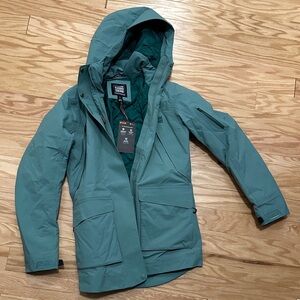 Duluth Trading Co Teal Insulated Parka
